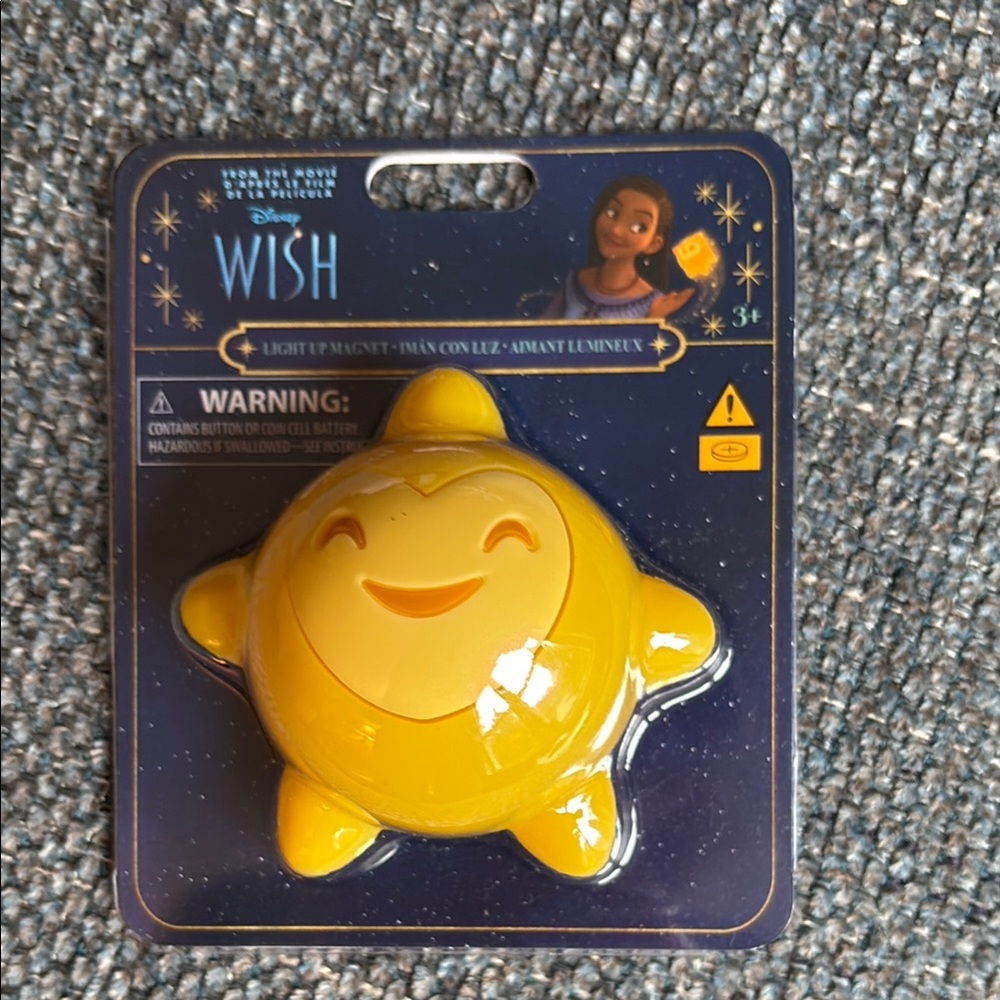 Disney Star Light Up Magnet from the Movie Wish.